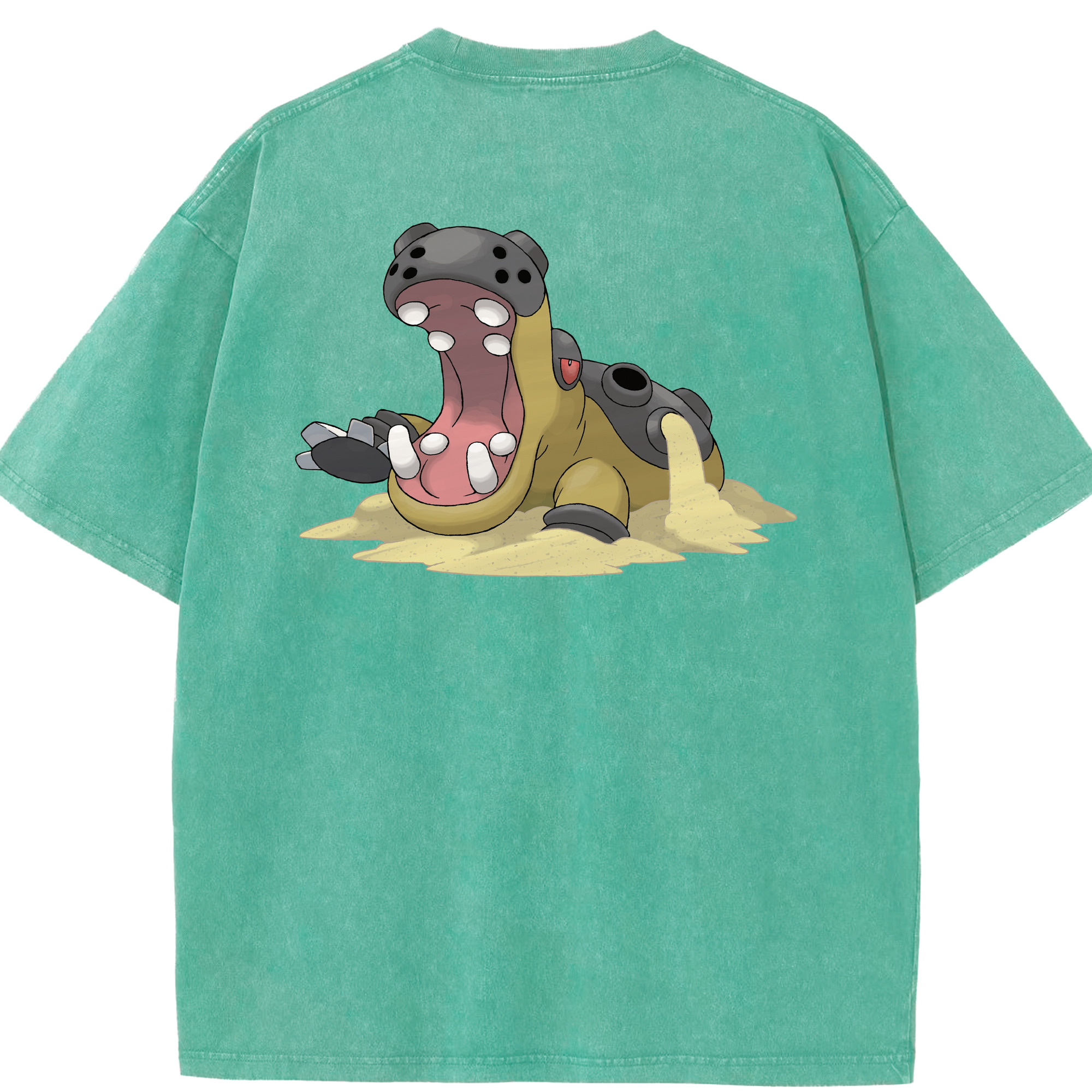 （画像用） ポケットモンスター Pokémon 綿100% ヴィンテージ風 半袖Tシャツ（背面プリント）